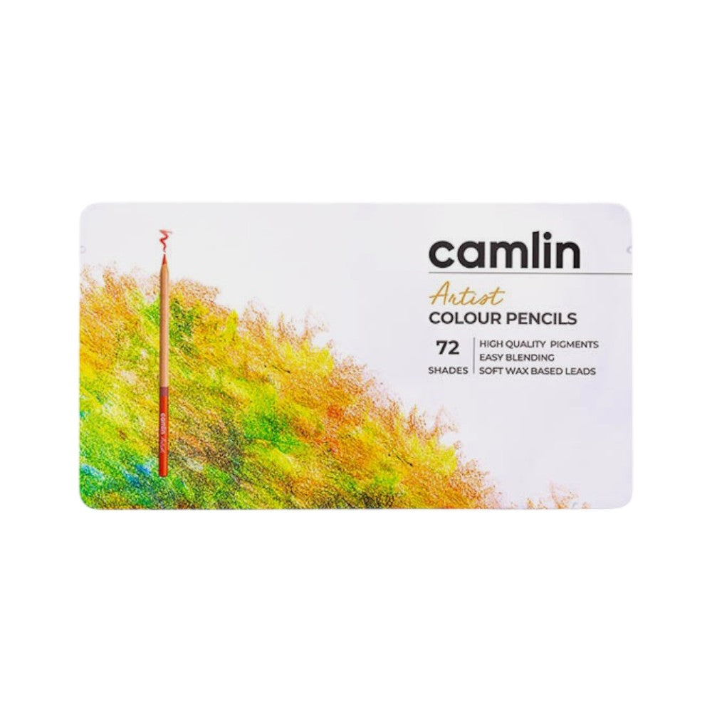Camlin Artist Colour Pencils - 24 & 72 Shades - Wax-Based Sets
